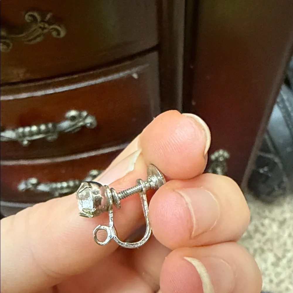 Vintage screw on earrings Jewelry Set - Picture 9 of 9